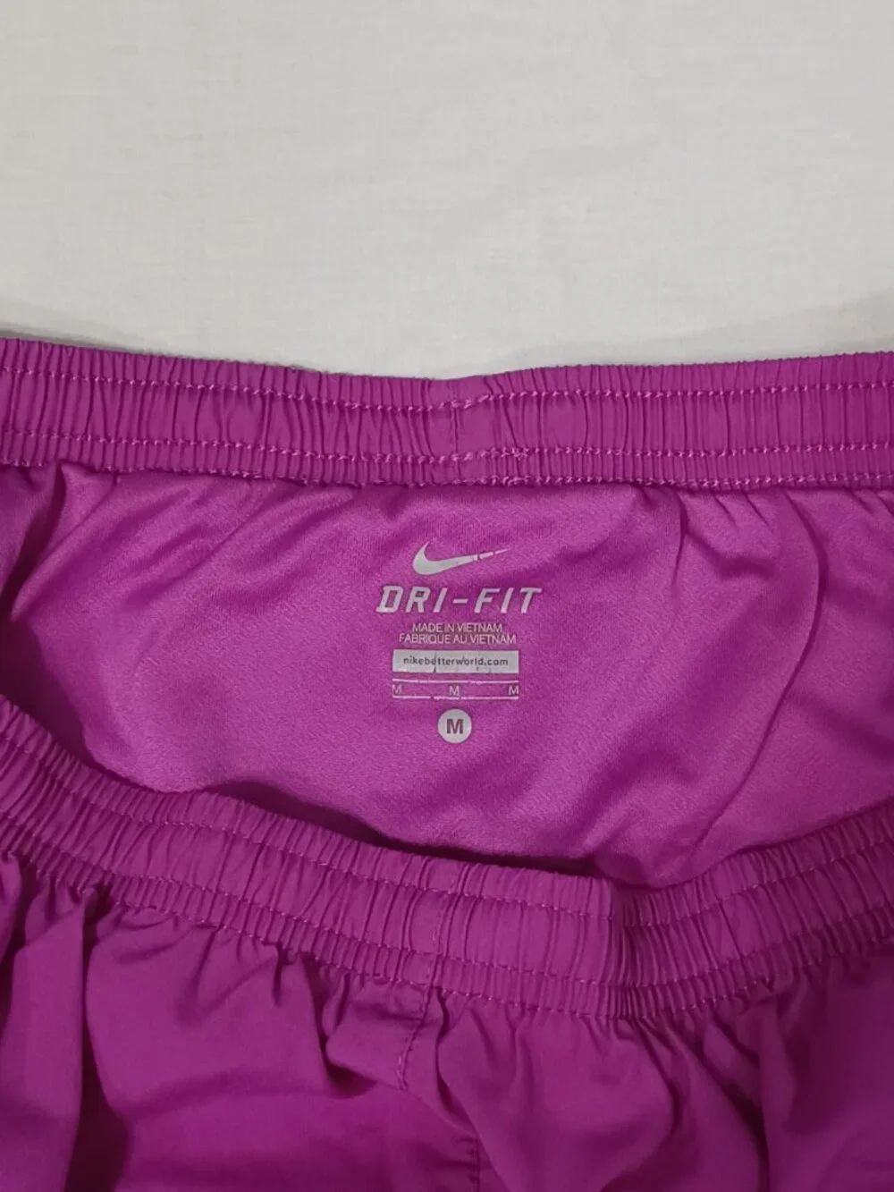 Nike Dri-FIT Tempo Running Shorts Women's Medium Purple Pink Athletic